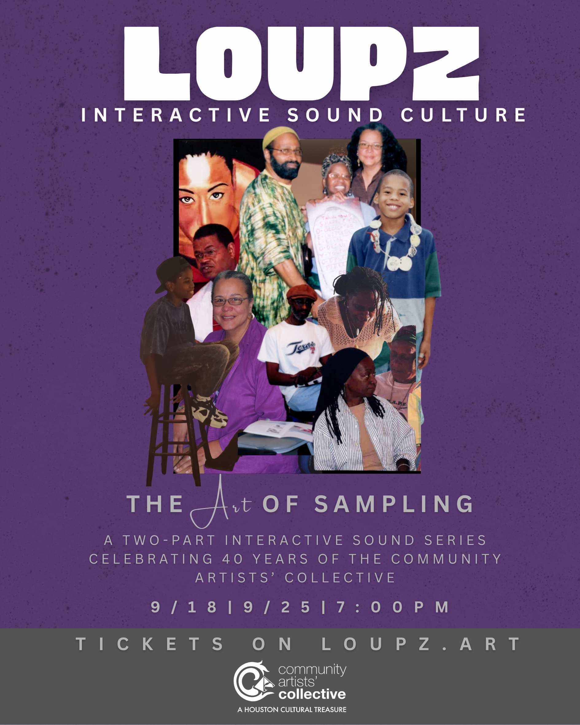 The Art of Sampling — LOUPZ Interactive Sound Culture, Sept 18 & 25 at 7:00 PM