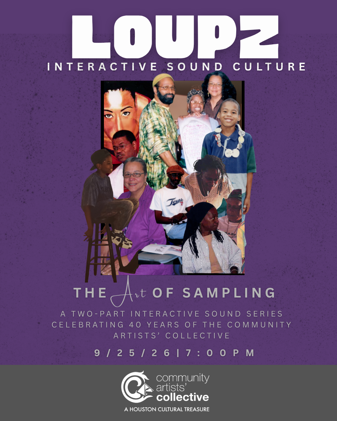The Art of Sampling — LOUPZ Interactive Sound Culture, Friday Sept 25 at 7:00 PM